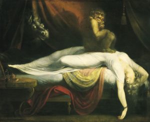 painting: Henry Fuseli's "The Nightmare"